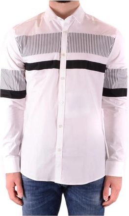Les Hommes Overhemd - Heren - Casual Overhemden - Wit - L - Overhemden