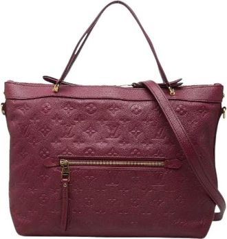 Louis Vuitton Pre-owned Monogram Empreinte Bastille MM Tote Bag - Dames - Vintage Shopper - Rood - ONE Size - Leer - Vintage