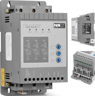MSW Bike Accessories Arrancador Suave Para Arranque Suave De Motores 3 A 1,5 Kw 400 / 100-240 V