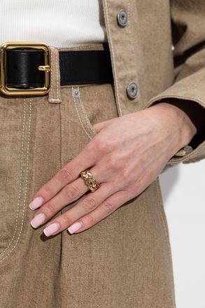 Coach Brass Ring, Womens, Gold