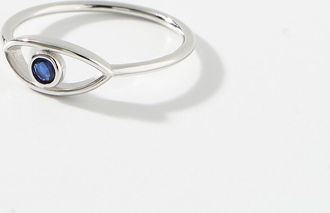 Simons Womens Evil-eye thin ring