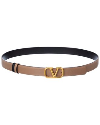 Valentino Vlogo 20Mm Reversible Leather Belt