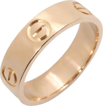 Cartier Love Pink Band Ring (Pre-Owned)