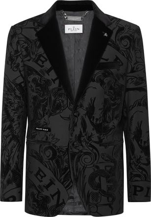 Philipp Plein Blazer Met &Eacute;&eacute;n Knoop Slim Fit