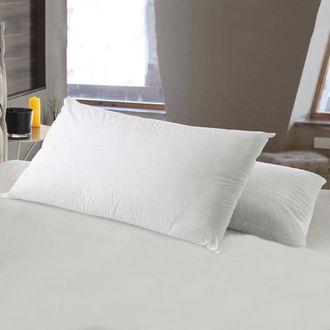 Talamo Italia Dmora - Coj&iacute;n Ddimarc, Almohada Ergon&oacute;mica jab&oacute;n En Memory Foam Perforado, 100% Made In Italy, Con Revestimiento De Iones De Plata, 71x41xh13 Cm, Indi