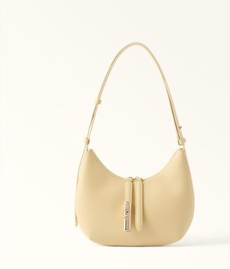 Furla Goccia Borsa A Spalla S Morning Giallo Pelle Di Vitello Notte + Pelle Di Vitello Sidney Donna