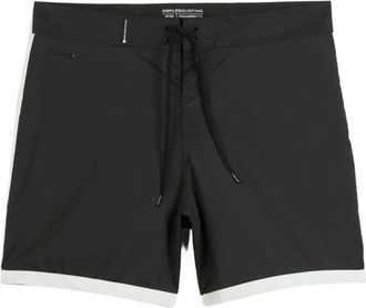 Osklen Zwembroek met zijstreep - Zwart