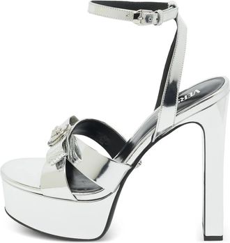 Versace Sandali con suola rialzata - Argento