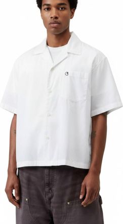 Carhartt Work in Progress White Regular Logo Shirt