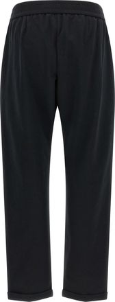Brunello Cucinelli Womens Black Cotton Joggers (workout Pants)