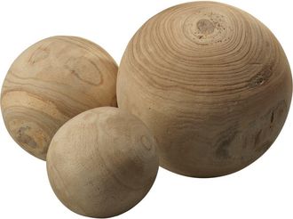 Jamie Young Co. Malibu Wood Spheres in Natural at Nordstrom