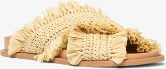 Michael Kors Peyton Fringe Crocheted Sandal