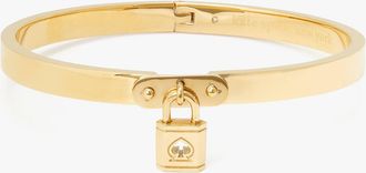 Kate Spade New York Lock And Spade Charm Bangle