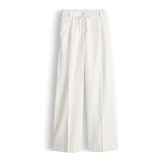 OPUS Wide Sweatpants - Dames - Broeken - Wit - Maat: M