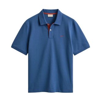 GANT Polo - Heren - Polos - Blauw - S - Katoen - Tops