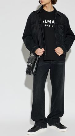 Balmain Straight-leg Jeans, Mens, Black