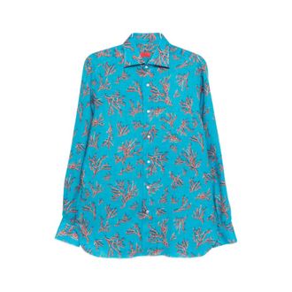 Isaia Casual Shirts, male, Multicolor, Size: 4XL Shirt Isaia