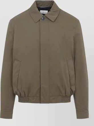 Saint Laurent cotton jacket pointed collar front pockets