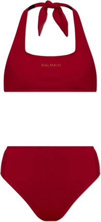 Balmain Mujer, Trajes de ba&ntilde;o, Rojo, Talla: M