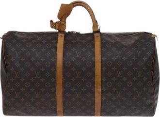 Louis Vuitton Pre-owned Keepall tas - unisex - Vintage Weekendtas - Bruin - ONE Size - Leer - Vintage