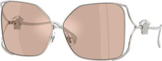 Versace VE2288 1001/5 Womens Sunglasses Silver Size 62