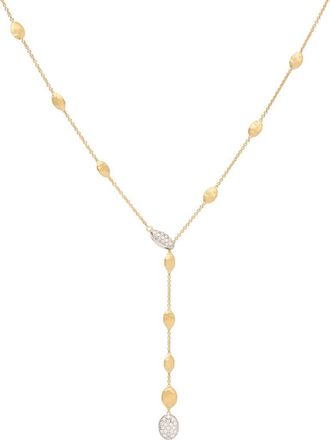 Marco Bicego Siviglia Diamond Y-Necklace in 18K Yellow/white Gold at Nordstrom