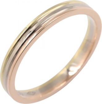 Cartier Gold Silver Yellow Gold (18K) Pink Gold (18K) White Gold (18K) Band Ring (Pre-Owned)