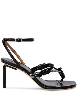 Off-white 70 mm Allen sandalen - Zwart