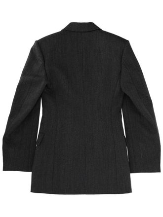 Alexander Wang Blazer-Style Wool Dress - Black