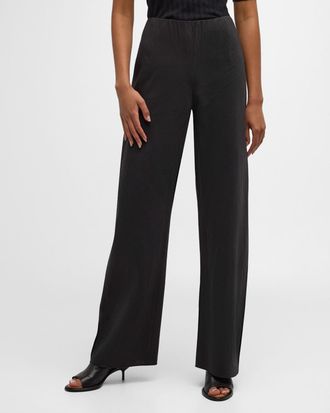 Vince High-Waist Cotton Bias Pants