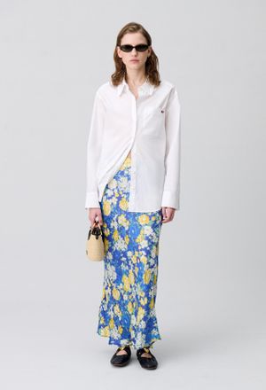 Claudie Pierlot Jupe mi-longue &agrave; fleurs