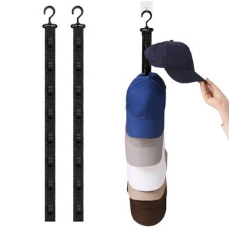 OEM Porta Cappellini, Supporto Per Cappellini, Porta Cappellini Da Parete Con 8 Clip Di Fissaggio, Organizer Per Cappellini Da Baseball, Cappellini Da Bas