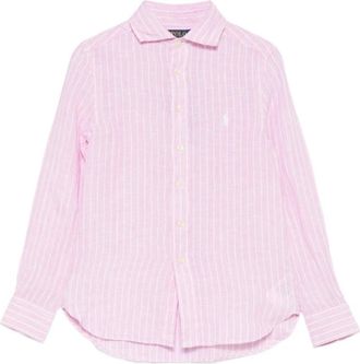 Polo Ralph Lauren Camicia a righe - Heren - Casual Overhemden - Roze - S - Overhemden