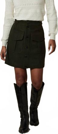 The Normal Brand Utility Mini Skirt In Green