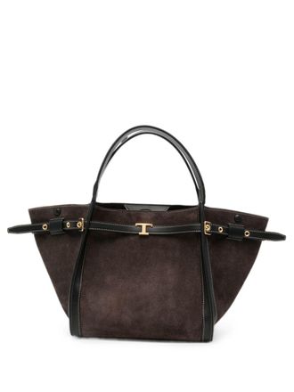 Tod's Tods T Tijdloze kleine leren draagtas