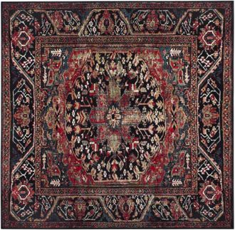 Safavieh Alfombra rojo/multicolore 91 x 91 cm