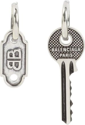 Balenciaga Earrings, male, Gray, Size: ONE SIZE Neverlost Earrings