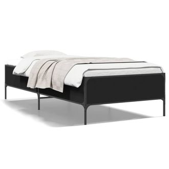 Berkfield Home Bed Frame without Mattress Black 90x200 cm