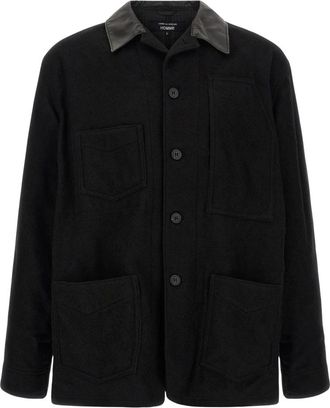 Comme Des Gar&ccedil;ons Jassen - Heren - Zomerjassen - Zwart - XL - Wol - Jassen