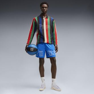 Puma Shorts da basket Memory Lane Mesh Relaxed 7 da uomo, Accessori, Nero, 3XL