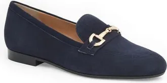 Bruno Magli Lumera Bit Loafer in Navy Suede at Nordstrom, Size 6.5