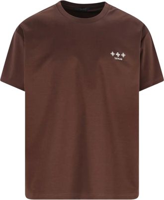 Tatras T-shirt met logoprint - Bruin