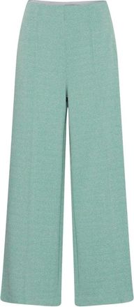 Ichi Ihkate Jacquard Pantaloni - - Trousers - Donna - Verde - XS