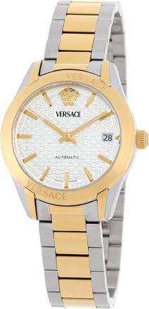 Versace Greca Classic Automatic Silver Dial Ladies Watch VESCA0424