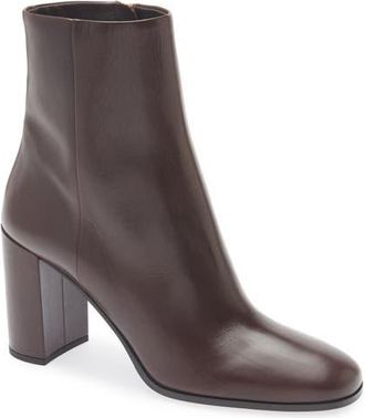 Prada Leather Bootie in Moro at Nordstrom, Size 38.5