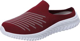 Generic Soft Cushion Sandals for Women Slip-On Walking Fashion Slippers Mesh Breathable Beach Gardenclogs Athletic Lightweight Casual Mules Non-Slip Outdoor C