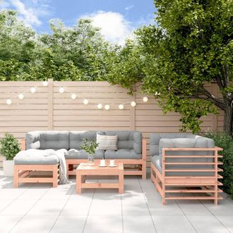 vidaXL Furniture Limited - Juego De Muebles De Jard&iacute;n 7 Pzas Madera