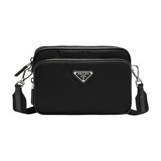 Prada Schoudertas - Heren - Schoudertassen - Zwart - ONE Size - Tassen