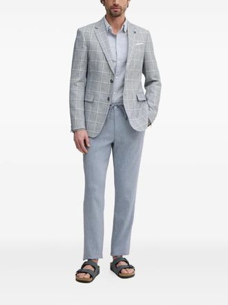 Joop checked button blazer - Grey