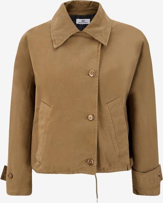 Shaft Kurze Bluse mit Hemdkragen aus K&ouml;per Bobo